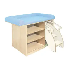 Mobile Asilo Nido Forma Fasciatoio con Scaletta a Destra - Conforme CAM