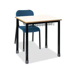Banco Monoposto 600 - Sottopiano In Griglia H 71 Cm. Per Ambienti Scolastici - Conforme CAM