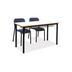 Banco Biposto 600 - Sottopiano In Griglia H 76 Cm. Per Ambienti Scolastici - Conforme CAM