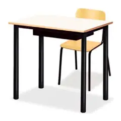 Banco Monoposto 600 H 76 cm Con Sottopiano in Lamiera – Secondaria di Secondo Grado - Conforme CAM