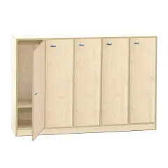 Mobile Scuola Infanzia Forma Armadio Spogliatoio 5 Ante Acero - Conforme CAM