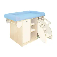 Mobile Asilo Nido Forma Fasciatoio con Scaletta a Destra - Conforme CAM