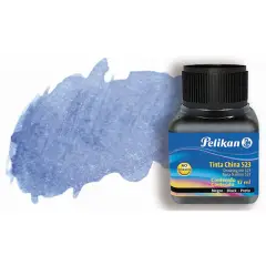Inchiostro di China Pelikan – Blu Oltremare 10 ml per Calligrafia e Disegno Artistico