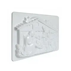 Stampo per Colata – Natività 21 cm per Ceramica, Cera, Sapone e Dolci