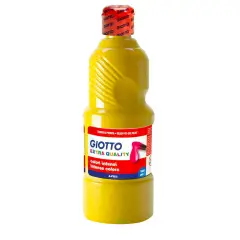 Tempera Pronta Extra Quality Giotto - Giallo Oro - Flacone 500 ml