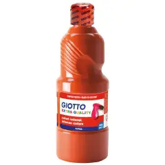 Tempera Pronta Extra Quality Giotto - Rosso Scarlatto - Flacone 500 ml