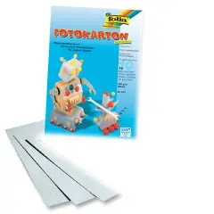 Cartoncino Colorato Pesante Premium Argento Lucido