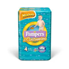 Pannolini Pampers Costumino - Taglia 4-5 - 8-15 Kg - 11 Pezzi