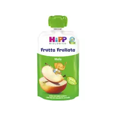 HiPP Frutta Frullata Mela 90 g – Purea di Frutta 100% Naturale