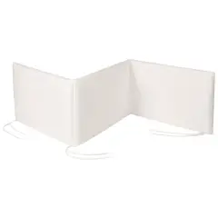 PARACOLPI UNIVERSALE TRE LATI BIANCO H40 CM