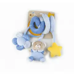 Babycare Orsetto Spirale Giocagio’ 32 cm – Gioco Interattivo per Passeggino e Culla