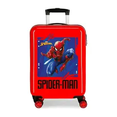 Trolley Spiderman Street Rosso 55cm Bagaglio a Mano ABS