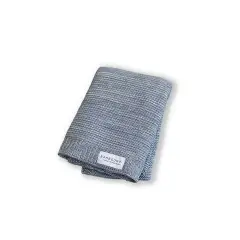Bamboom Coperta Estiva Lavorata a Maglia 75x100 cm – Grey White Melange