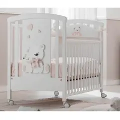 Lettino Tato Bianco Rosa Erbesi