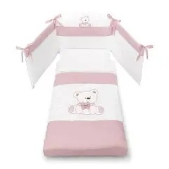 Erbesi Tato Completo Sfilabile Set 3 Pezzi – Bianco Rosa