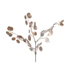 Ramo Silver Dollar Effetto Spray Bronzo 75 cm – Decorazioni Natalizie Eleganti
