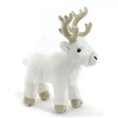 Peluche Rangie Renna Bianca L. 30 cm – Morbidezza e Tenerezza Made in Italy