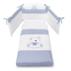 Erbesi Tato Completo Sfilabile Set 3 Pezzi – Bianco Celeste