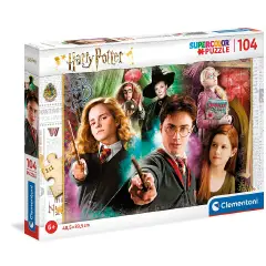 Puzzle 104 Pezzi Harry Potter – Puzzle Bambini dai 6 Anni – Clementoni Supercolor