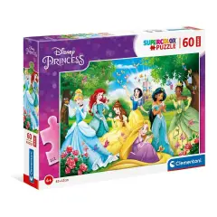 Puzzle 60 Pezzi Maxi Princess – Puzzle Bambini dai 4 Anni – Clementoni Supercolor