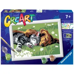 Creart Cane e Gatto - Gioco Creativo da Dipingere per Bambini