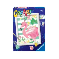 CreArt Fenicottero - Gioco Creativo da Dipingere per Bambini