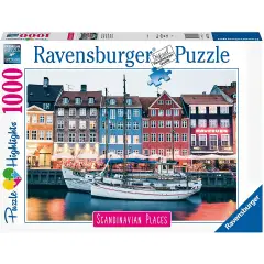Puzzle 1000 Pezzi Copenhagen Danimarca - Ravensburger