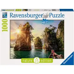 Puzzle 1000 Pezzi Rocce di Cheow Lan Thailandia – Ravensburger