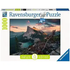 Puzzle 1000 Pezzi Tramonto in Montagna | Ravensburger