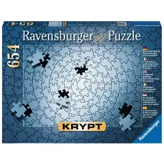 Puzzle Krypt Silver – 654 Pezzi | Sfida Monocromatica Argento
