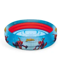 Piscina Gonfiabile 3 Anelli Spiderman - Divertimento Estivo per Bambini