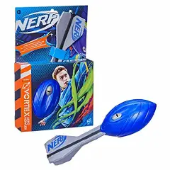 Nerf Sports Vortex Aero Howler Blue – Pallone da Lancio a Lunga Distanza