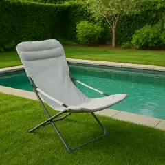 Canapone Confort Grigio – Sdraio Relax per Massimo Comfort Outdoor