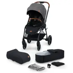 Passeggino Evolution Cocooon 2in1 con Navicella – Platinum Grey