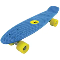 Skateboard Freedom Tavola Azzurra Ruote Gialle - Divertimento Sicuro