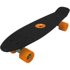 Skateboard Freedom Tavola Nera Ruote Arancio - Sicuro e Divertente