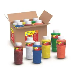 Giotto Bebe' Set Colori a Dita 6x750 Nature - Set Didattico per Bambini