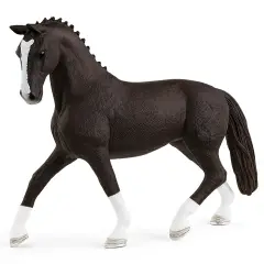 Schleich Giumenta Hannoverian Nero - Miniatura Realistica in Resina