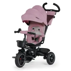 Triciclo Kinderkraft Evolutivo 5in1 Spinstep – Pink | Triciclo Modulabile