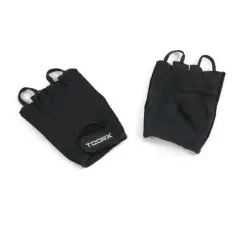 Guanti in Pelle Scamosciata e Microrete - Taglia S Nero