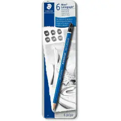 Set 6 Matite Staedtler Mars Lumograph 100 Gradazioni Morbide
