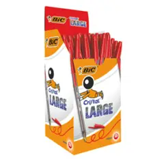Penna Bic Cristal Large Rossa