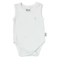 Body Canottiera Bamboo 9-12 Mesi Bianco