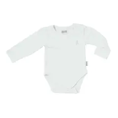 Body Manica Lunga Bamboo 6-9 Mesi Bianco