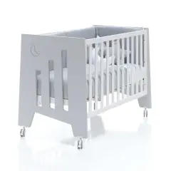 CO-SLEEPING PACK OMNI BIANCO GRIGIO K16-M7778 CON TESSILE 606-181 + 607-181 E MATERASSO 60X120