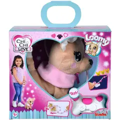 Chi Chi Love Filoguidato Loomy 20 cm – Cucciolo Interattivo con Guinzaglio Luminoso