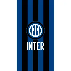 Telo Mare In Spugna 90x170 Logo Inter 100% Cotone