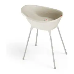 Vaschetta Bagnetto Neonato Bella con Cavalletto - Bianco