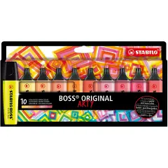 Stabilo Boss Arty 10 colori Wallet Warm