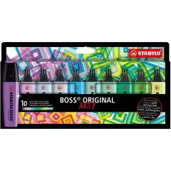 Stabilo Boss Arty 10pcs Wallet Cool – Set Evidenziatori Professionali